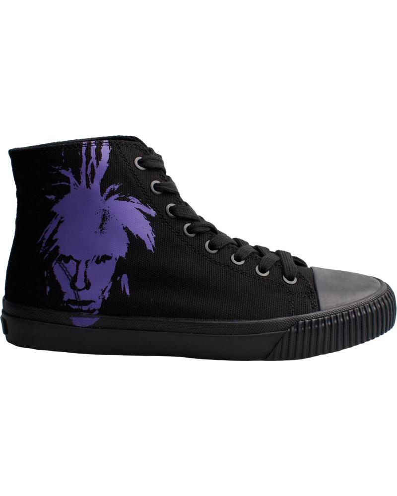 Sapatilhas CALVIN KLEIN  de Mulher ZAPATILLAS URBANAS DE CORTE ALTO R4134 PARA HOMBRE  NEGRO-VIOLETA