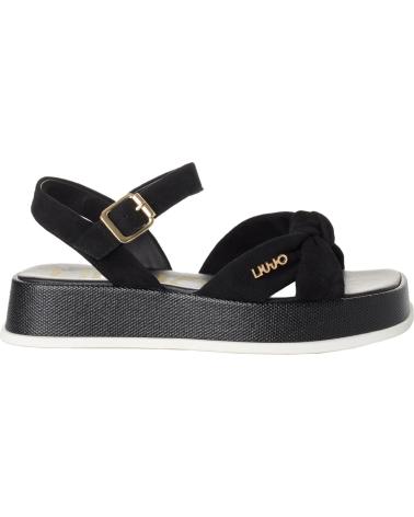 Sandalias LIU JO  de Mujer SANDALIAS DE PLATAFORMA 4A4719P0021 PARA MUJER  NEGRO