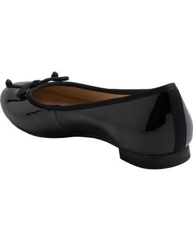 Sabrinas CLARKS  de Mulher BAILARINAS DE PIEL CAROUSEL-RIDE PARA MUJER  NEGRO BRILLANTE