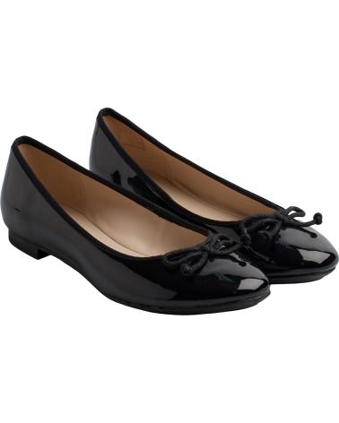 Sabrinas CLARKS  de Mulher BAILARINAS DE PIEL CAROUSEL-RIDE PARA MUJER  NEGRO BRILLANTE