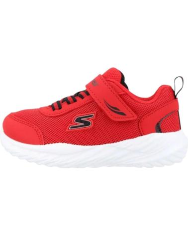 Esportes  SKECHERS  de Menino ZAPATILLAS NITRO SPRINT SWIFT BUDDIES NEGRO 407313N-RDB  ROJO