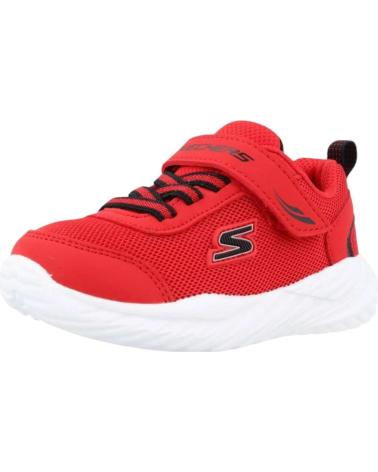 Esportes  SKECHERS  de Menino ZAPATILLAS NITRO SPRINT SWIFT BUDDIES NEGRO 407313N-RDB  ROJO