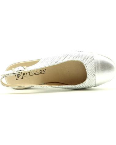 Bailarinas PITILLOS  per Donna DESTALONADO 10374  PLATA