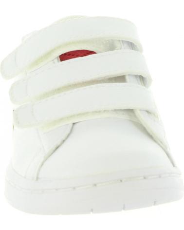 girl and boy sports shoes LACOSTE 34SPC0001 CARNABY  286 WHT-RED