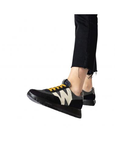 Zapatillas deporte de Mujer WONDERS ZAPATILLAS CASUAL TREND-NYLON NEGRO-ANTRACITA