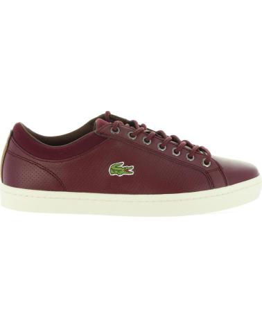 Chaussures LACOSTE  pour Homme 34CAM0063 STRAIGHTSET  1V9 BURGUNDY