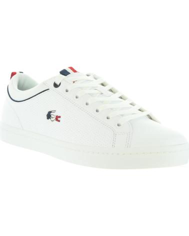 Man sports shoes LACOSTE 34CAM0064 STRAIGHTSET  001 WHT
