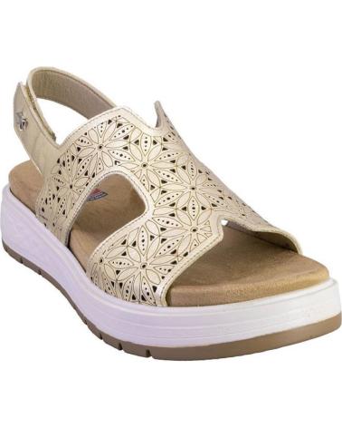 Woman Sandals FLUCHOS F2007 SANDALIAS DE MUJER PIEL  PLATINO