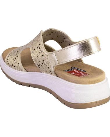 Woman Sandals FLUCHOS F2007 SANDALIAS DE MUJER PIEL  PLATINO