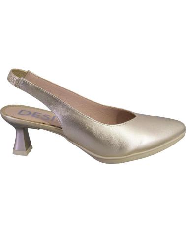 Bailarinas DESIREÉ  de Mujer DESIREE MAIA1-25 ZAPATOS DE MUJER PIEL  PLATINO