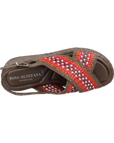 Sandalias de Mujer PONS QUINTANA SANDALIAS MUJER MODELO MAUI COLOR MARRON V243