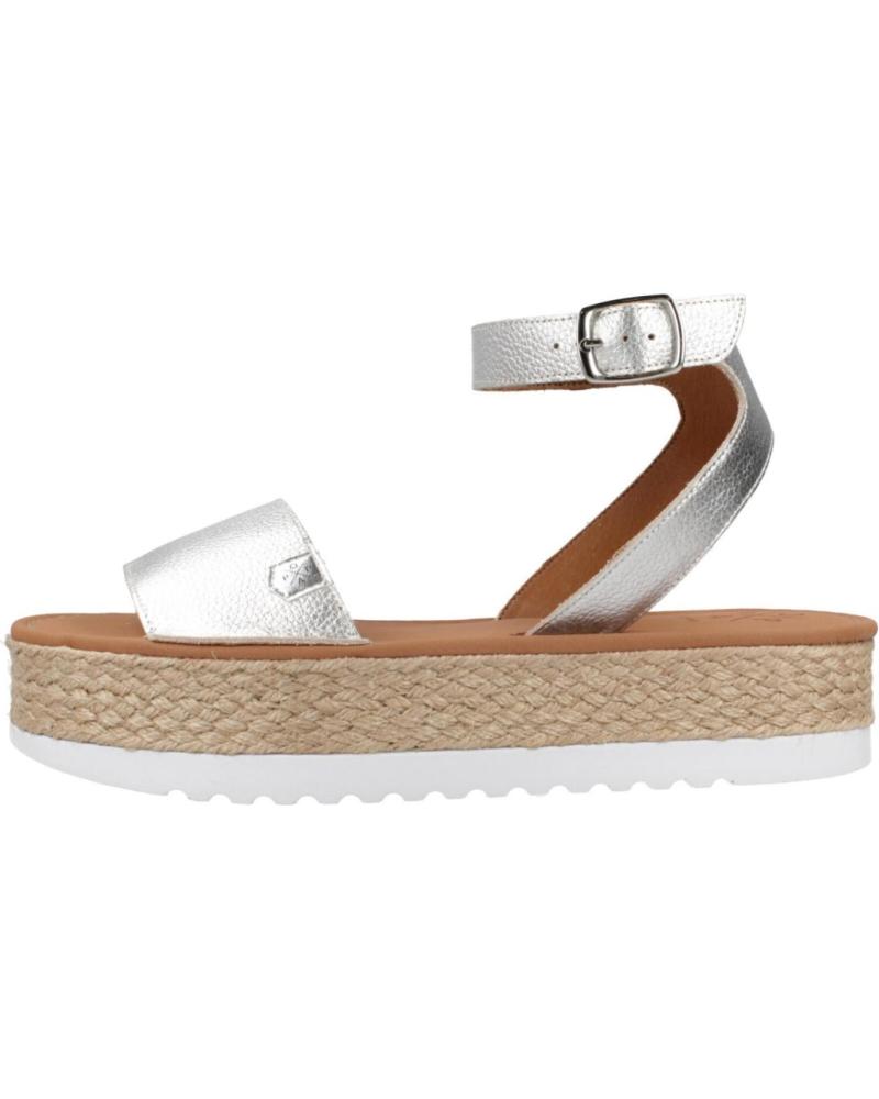 Sandalias POPA  de Mujer ALPARGATAS MUJER MODELO KALAMIS COLOR  PLATA