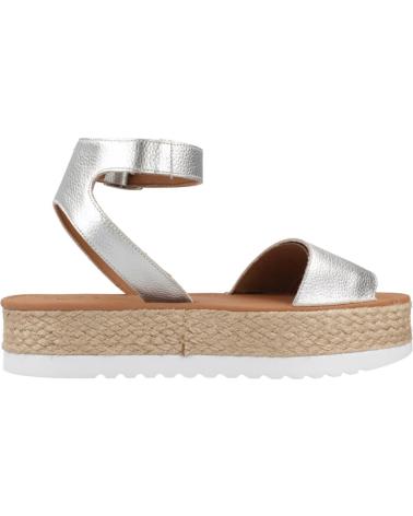 Sandalias POPA  de Mujer ALPARGATAS MUJER MODELO KALAMIS COLOR  PLATA
