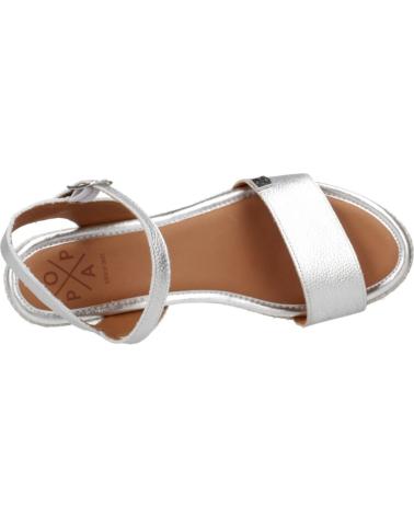 Sandalias de Mujer POPA ALPARGATAS MUJER MODELO TAFORI COLOR PLATA
