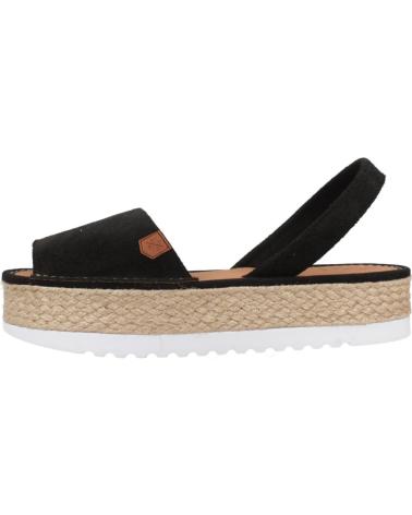Sandalias POPA  de Mujer ALPARGATAS MUJER MODELO SAONA COLOR  NEGRO