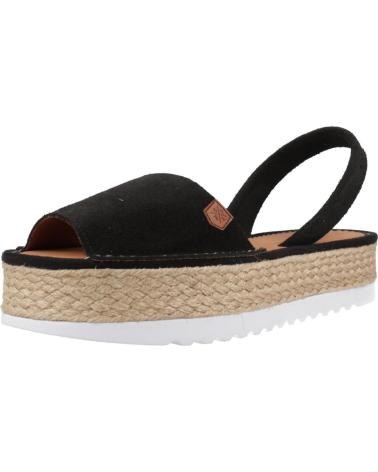 Sandalias POPA  de Mujer ALPARGATAS MUJER MODELO SAONA COLOR  NEGRO