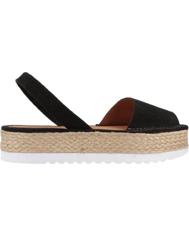 Sandalias POPA  de Mujer ALPARGATAS MUJER MODELO SAONA COLOR  NEGRO
