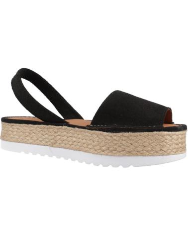 Sandalias POPA  de Mujer ALPARGATAS MUJER MODELO SAONA COLOR  NEGRO