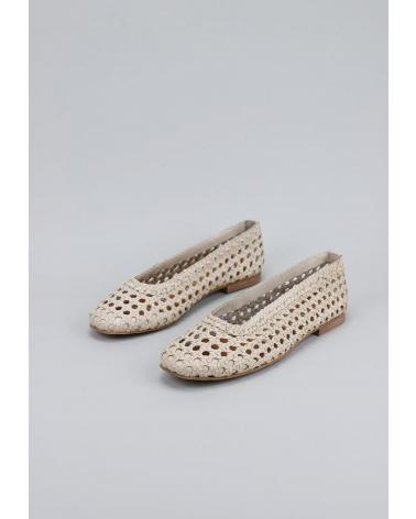 Bailarinas MUSSE & CLOUD  de Mujer BAILARINA SERLY TRENZADA  BEIGE