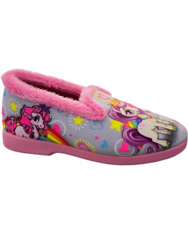 girl shoes ALCALDE ZAPATILLAS CASA NINA UNICORNIO 16010 GRIS  VARIOS COLORES