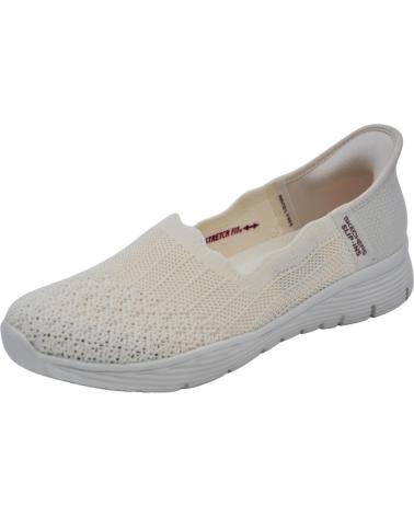 SKECHERS 158980 OFWT BLANCO ROTO ZAPATOS SIN CORDONES OFWT