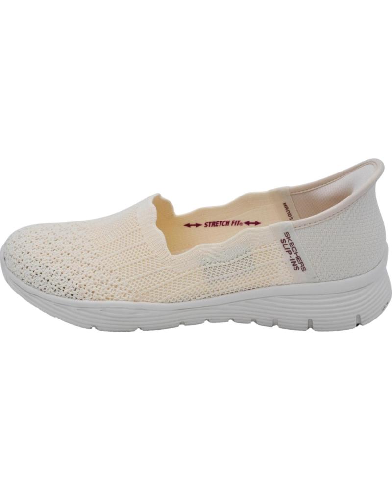 SKECHERS 158980 OFWT BLANCO ROTO ZAPATOS SIN CORDONES OFWT