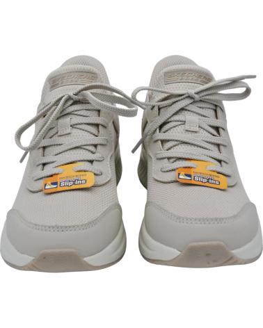 SKECHERS WOMEN'S SNEAKER 117627 NATURAL SLIP-IN NAT