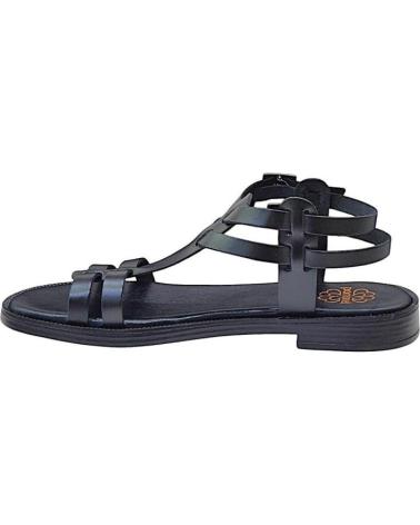 Sandalen PORRONET  für Damen SANDALIAS PLANAS MUJER 3128  NEGRO