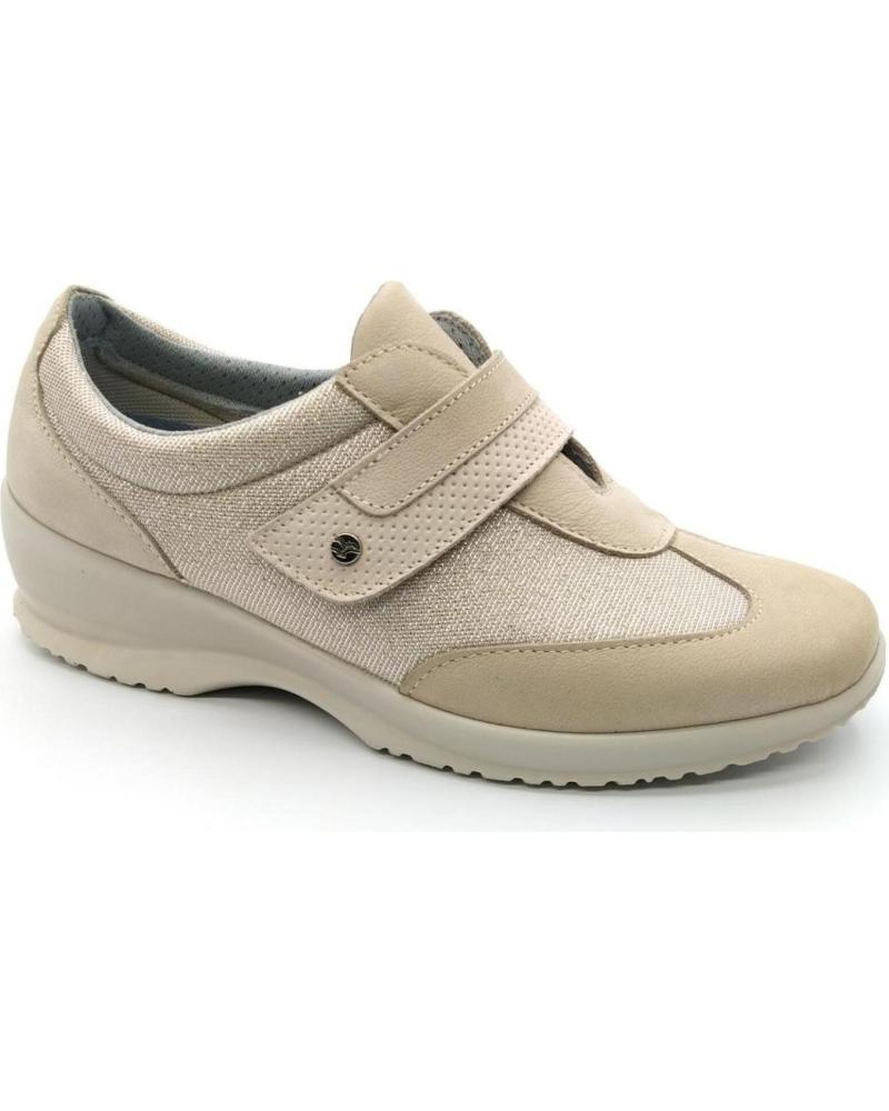 Zapatos FLY FLOT  de Mujer ZAPATO CON VELCRO 17652  BEIGE