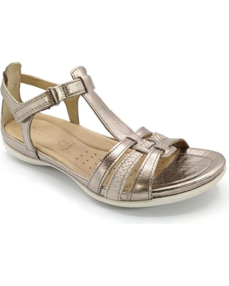 Woman Sandals ECCO SANDALIA FLASH 240873 METALLIC GOLD