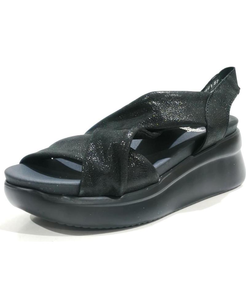 Woman Sandals CALLAGHAN SANDALIA CASUAL DE PIEL CON CUNA Y PLATAFORMA NEGRO Woman Sandals CALLAGHAN SANDALIA CASUAL DE PIEL CON CUNA Y PLATAFORMA NEGRO