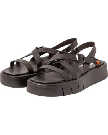 Sandalen ART  für Damen MALAGA 1853 BLACK  NEGRO