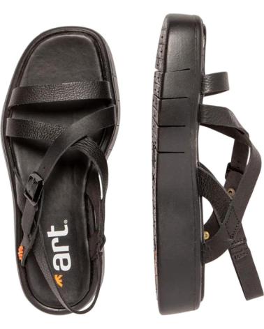 Sandalen ART  für Damen MALAGA 1853 BLACK  NEGRO