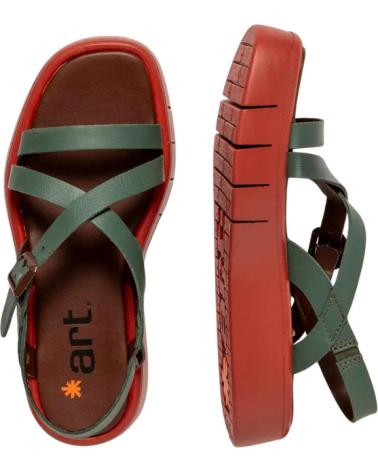 Sandalias ART  de Mujer MALAGA 1853 FOLIAGE  VERDE