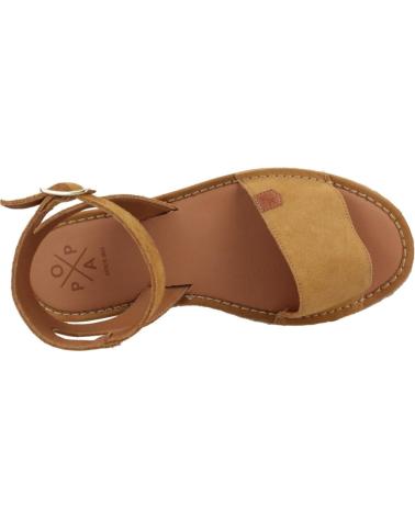 Sandalias POPA  de Mujer SANDALIAS MUJER MODELO KALAMIS COLOR MARRON  CUERO