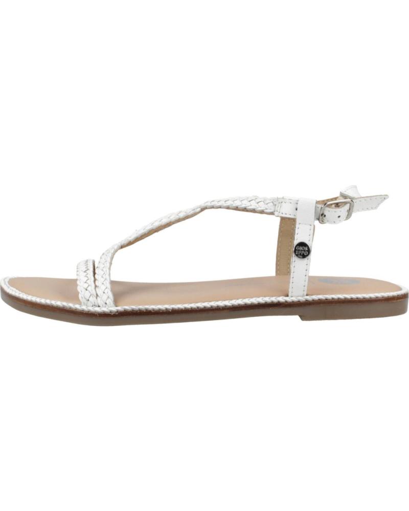 GIOSEPPO FLACHE SANDALEN DAMEN SUFFIELD WEISS BLANCO