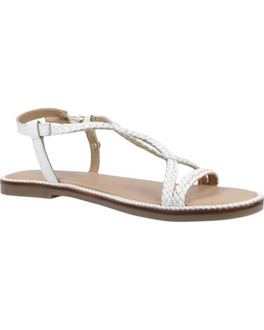 GIOSEPPO FLACHE SANDALEN DAMEN SUFFIELD WEISS BLANCO