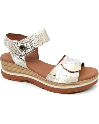 Sandalias PAULA URBAN  de Mujer SANDALIA 2- 43 DAMASCO PLATA  PLATEADO