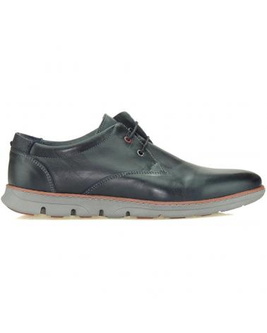 Zapatos OTRAS MARCAS  de Hombre ZAPATO JUVENIL CASUAL EN PIEL  AZUL MARINO