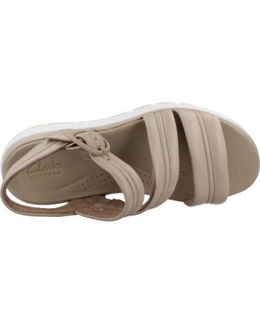 Sandalen für Damen CLARKS ALIAS MUJER MODELO TUSCAN STRAP COLOR NUDE SAND