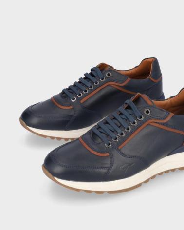 Sneaker für Herren KANGAROOS DEPORTIVAS DE HOMBRE 650-24 TODO PIEL MARINOTODO PIEL MARINO