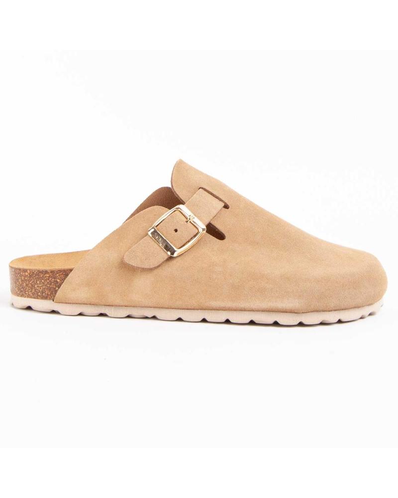 Woman Clogs PURAPIEL TEJANO  BEIGE