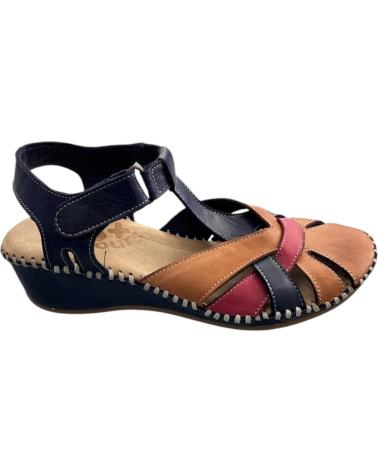 Woman Sandals 48 HORAS SANDALIAS CERRADAS 514012-29 PIEL MARINO COMB  VARIOS COLORES