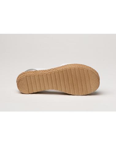 Sandalias EVA MAÑAS  de Mujer IBICENCA NAPA GEL-MEMORY FOAM 1258  BLANCO