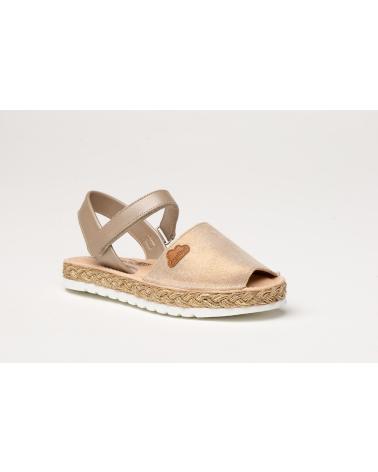 Sandalias ANGELITOS  de Niña y Niño ABARCA PIEL 222  TAUPE