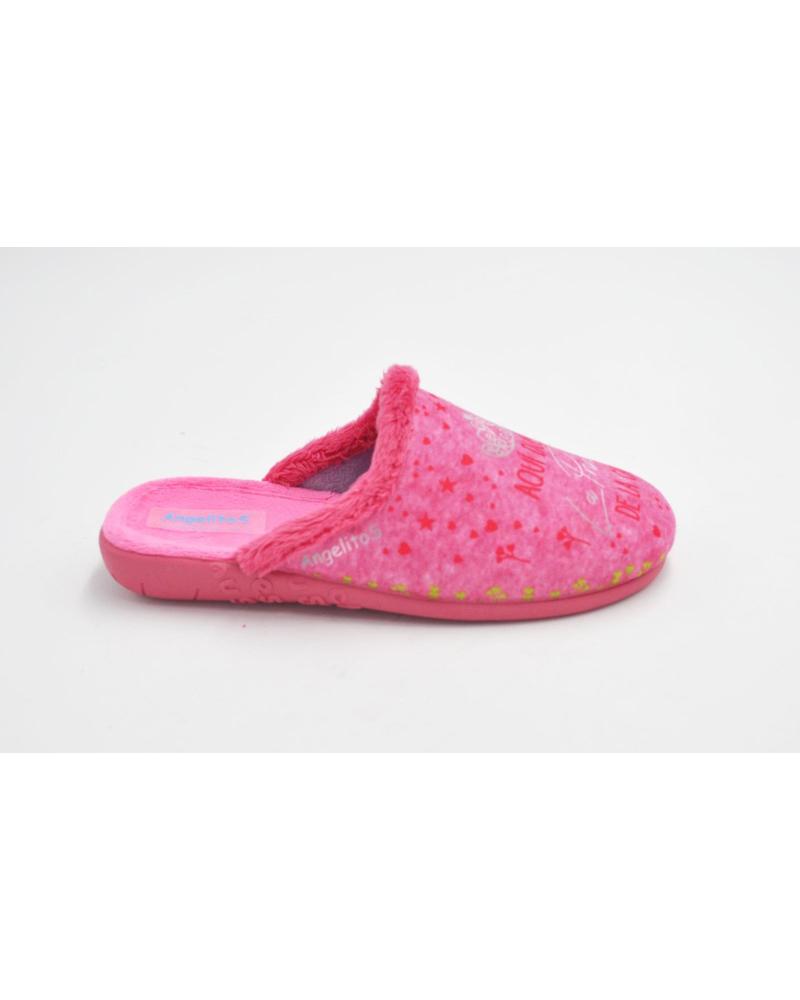 Pantoufles ANGELITOS  pour Femme et Fille PANTUFLA PRINCESAS 141  FUXIA