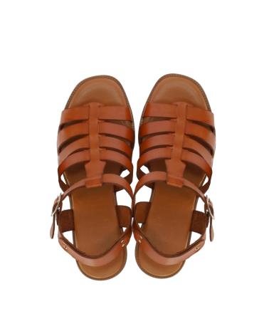 Sandalias de Mujer CHIKA10 GOTICA UP 08 CUERO-TAN