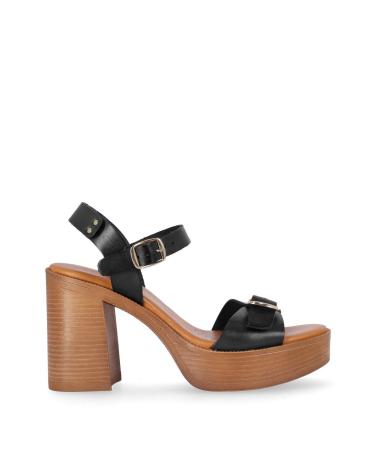 Sandalias CHIKA10  de Mujer GOTICA UP 09  NEGRO-BLACK