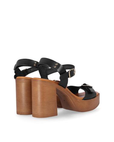Sandalias CHIKA10  de Mujer GOTICA UP 09  NEGRO-BLACK