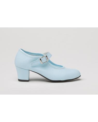 ANGELITOS ZAPATO FLAMENCA 302 CELESTE